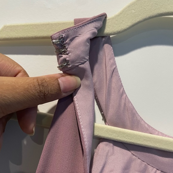 After Six Halter Size 8 Prom, Bridesmaid, Formal dress in Dusty Rose |Style 6808 - Picture 7 of 12